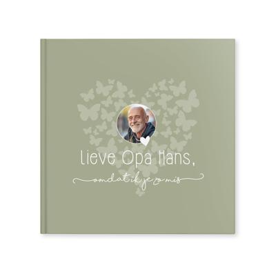 Gepersonaliseerd boek - Lieve Opa, omdat ik je zo mis - Softcover