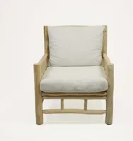 Lounge tuinstoel teak Van der Leeden - Van der leeden - thumbnail