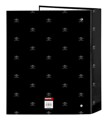 Ringmap Safta California Zwart A4 27 x 33 x 6 cm