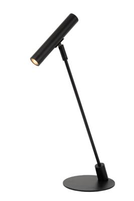 Lucide ALEC - Bureaulamp - LED 3 StepDim - G9 - 1x3W 2700K - Inclusief omwisselbare ringen - Zwart