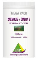 SNP Zalmolie & omega 3 megapack 1200 Capsules - thumbnail