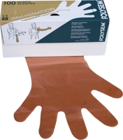 Wegwerphandschoenen Vet Oranje - thumbnail