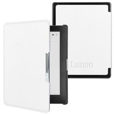 Lunso Kobo Aura Edition 1 hoes (6 inch) - sleepcover - Wit Lunso Kobo Aura Edition 1 hoes (6 inch) - sleepcover - Wit