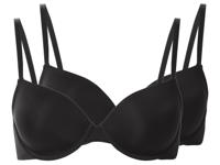 esmara Set van 2 BH's (Zwart, 85C) - thumbnail