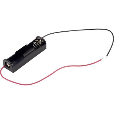TRU COMPONENTS BH-311-1A Batterijhouder Aantal cellen: 1 AA (penlite) Kabel