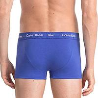 Calvin Klein - 3p Low R Trunk - Cotton Stretch - - thumbnail