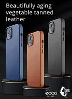 Mujjo Leather Case met MagSafe iPhone 14 / 15 Plus bruin - thumbnail