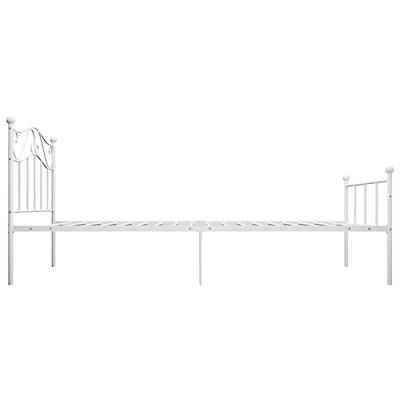 Bedframe metaal wit 90x200 cm