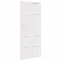 Schuifdeur Wit 90 x 210 cm Massief grenenhout - thumbnail
