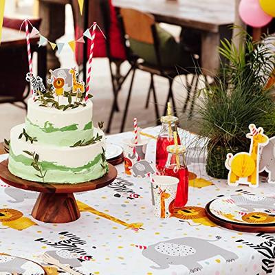 Boland Papieren bordjes safari, 8st.