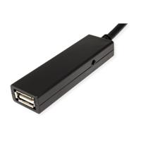 VALUE USB 2.0 uitbreiding, actief, met repeater, A-C, zwart, 20 m - thumbnail