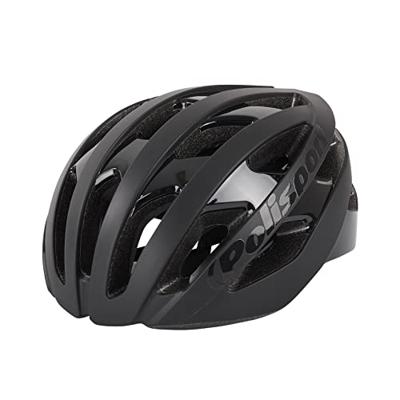 Polisport light pro fietshelm m 52-58cm mat zwart/zwart