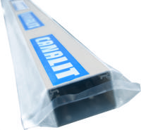 Kabelgoot grijs 90x60mm 2 meter in folie Canalit 951335 prijs per meter - thumbnail