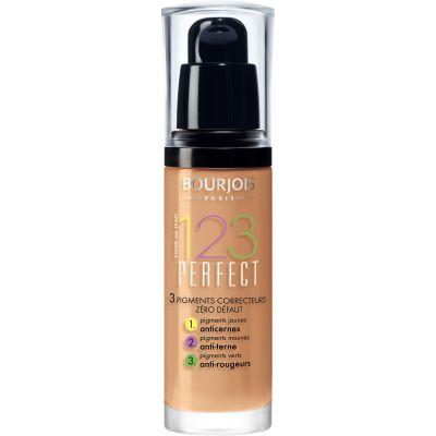 Bourjois 123 Perfect Flawless Complexion 16Hrs 57 Hâle Clair Foundation 30 ml Dames Bourjois 123 Perfect Flawless Complexion 16Hrs 57 Hâle Clair Foundation 30 ml Dames