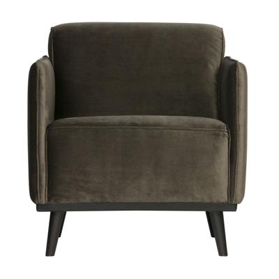 WOOOD Fauteuil 'Statement' Velvet, kleur Groen
