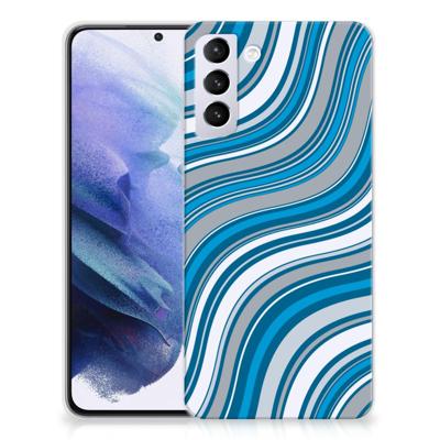 Samsung Galaxy S21 Plus | TPU bumper | Waves Blue