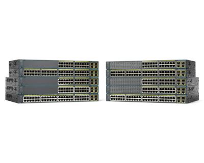 Cisco Catalyst WS-C2960+48PST-L netwerk-switch Managed L2 Fast Ethernet (10/100) Power over Ethernet (PoE) Zwart