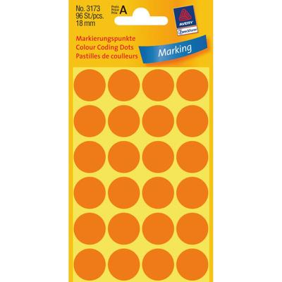 Etiket az 3173 rond 18mm or 96stuks
