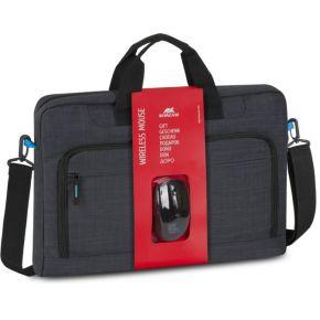 Laptoptas Rivacase Regent 8058 17,3" Zwart 17" 17,3"