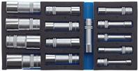 HAZET Dopsleutelset 163-459/15 - 1/2 inch (12,5 mm) vierkant hol - Buiten-zeskant-tractieprofiel - 15-delig - 10 - 32 - thumbnail