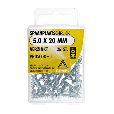 Sp.pl.schr. ck 5,0x20mm 25st Deltafix - Deltafix Sp.pl.schr. ck 5,0x20mm 25st Deltafix - Deltafix