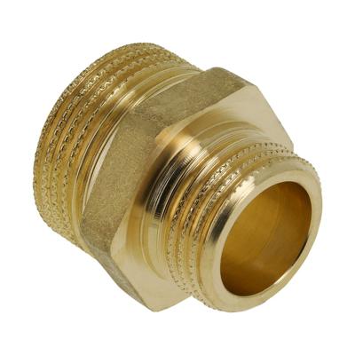 Bonfix messing verloopnippel - 1/2 x 3/8 Buitendraad