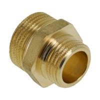 Bonfix messing verloopnippel - 1/2 x 3/8 Buitendraad - thumbnail