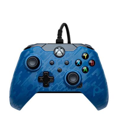 PDP 049-012-EU-CMBL game controller Blauw, Camouflage USB Gamepad Xbox, Xbox One, Xbox Series S, Xbox Series X