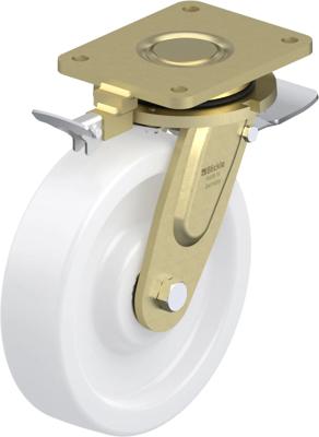 Blickle LS-SPO 250K-ST-RI4 Zwenkwiel met rem Wieldiameter: 250 mm Draagvermogen (max.): 2000 kg 1 stuk(s)