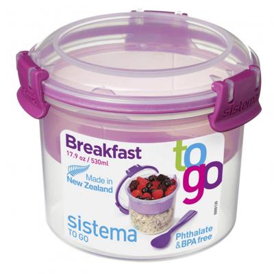 Sistema Muesli Beker To Go Roze Sistema Muesli Beker To Go Roze