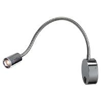 SLV Dio Flex Plate 146682 LED-wandlamp LED vast ingebouwd 1 W LED Chroom - thumbnail