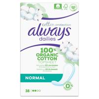 Always Dailies Cotton Protection Inlegkruisjes Normal - thumbnail
