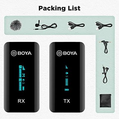 Boya 2.4 ghz ultra-compacte microfoon draadloos by-xm6-s1