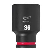 Milwaukee Accessoires shockwave krachtdop 1/2" lang 36 mm | 1 stuk - 4932480351 - thumbnail