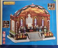 Lemax lemax christmas at the park pavilion bewegend kersthuisje Caddington Village 2024 - thumbnail