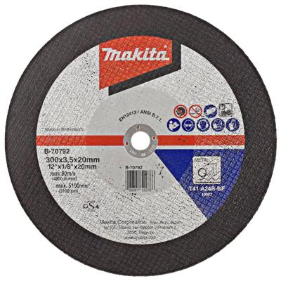 Makita B-70792 Doorslijpschijf 300x20mm staal Makita B-70792 Doorslijpschijf 300x20mm staal