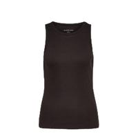 G-Star RAW ribgebreide top van biologisch katoen zwart - thumbnail