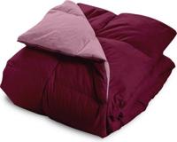Zelesta Zelesta Wonderbed Cotton Down Pink & Red Wine 240x220 cm - Luxe hoesloos donzen dekbed - thumbnail