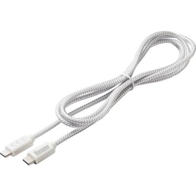 Dehner Elektronik Power cable (USB-C to USB-C) USB-C-kabel USB 2.0 USB-C stekker 1.5 m Wit Dehner Elektronik Power cable (USB-C to USB-C) USB-C-kabel USB 2.0 USB-C stekker 1.5 m Wit