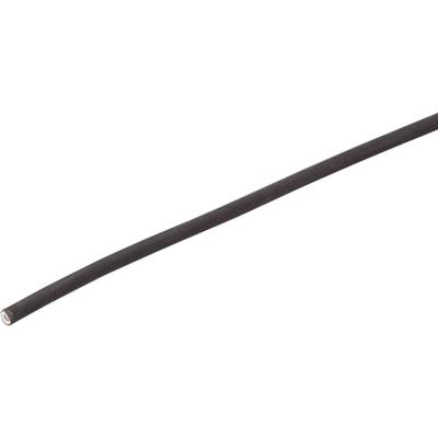 Huber+Suhner 12420682 Draad Radox® 155 1 x 0.25 mm² Zwart per meter