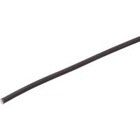 Huber+Suhner 12420682 Draad Radox® 155 1 x 0.25 mm² Zwart per meter - thumbnail