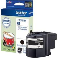 Brother Inktcartridge LC-22U BK Origineel Zwart LC-22 UBK - thumbnail
