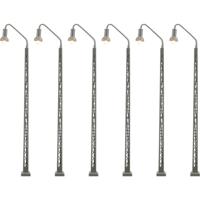 Viessmann Modelltechnik N Rangeerterreinlantaarn Enkel Kant-en-klaar model 65856 6 stuk(s) - thumbnail