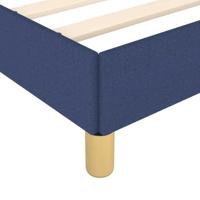 Bedframe zonder matras 90x190 cm stof blauw - thumbnail