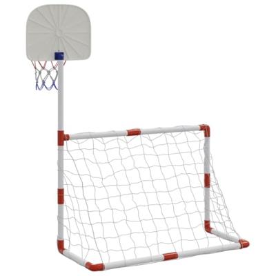 VidaXL Kindervoetbal- en basketbalset met ballen 98x50x70 cm