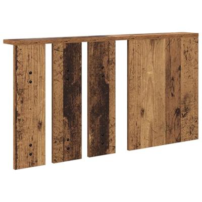 Wandgemonteerde kapstok Oud hout 85 x 10 x 45 cm Bewerkt hout