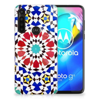 Motorola Moto G8 Power | TPU | Siliconen hoesje | Mozaïek