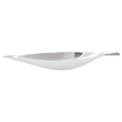 VidaXL Fruitmand zilver 60 x 15 x 8 cm aluminium