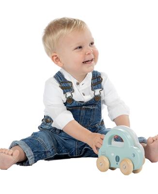 Label Label Kleine auto groen