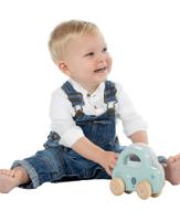 Label Label Kleine auto groen - thumbnail